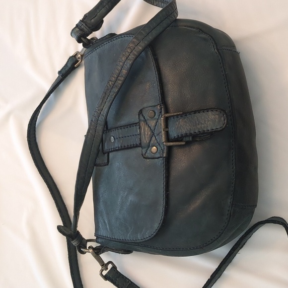Gianni Conti genuine leather cross body or hand bag vintage look one size - Picture 1 of 6